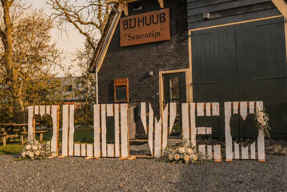 LOVE letters bij Bij Huub